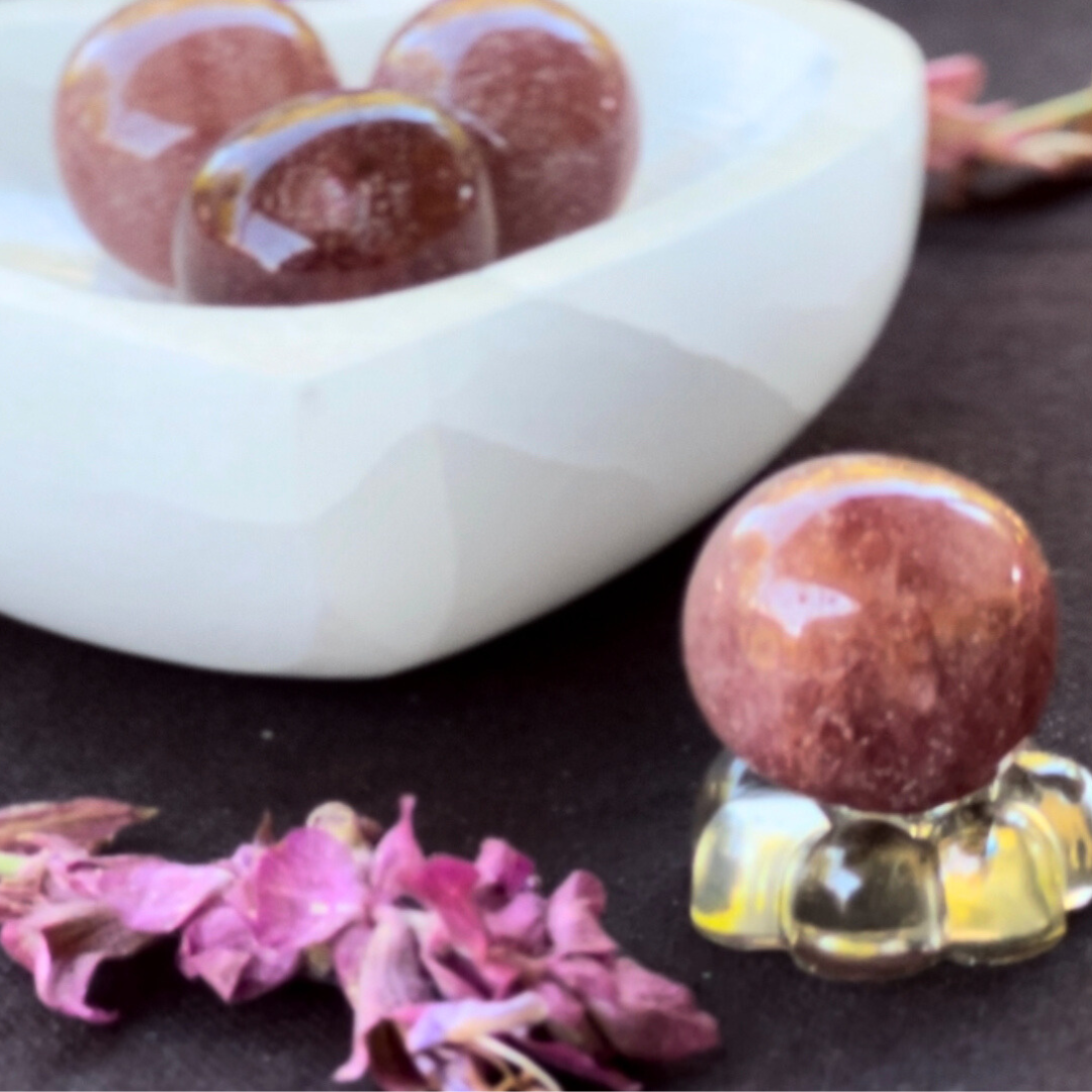 Strawberry Quartz Sphere